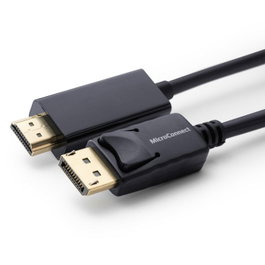 MicroConnect Câble DisplayPort 1.2 vers HDMI 2m
