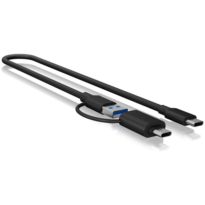Icy IB-200T-C3 Boîtier pour disque dur externe USB 3.2 Gen 1 Type-C