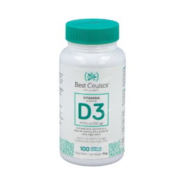 BEST CEUTICS Vitamine D3 4000 UI 100 Capsules