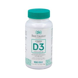 BEST CEUTICS Vitamine D3 4000 UI 100 Capsules