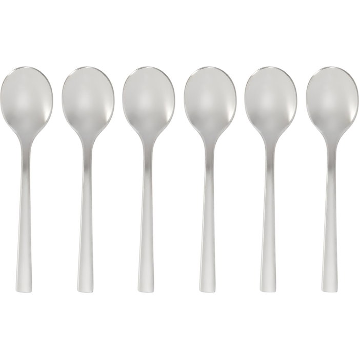 JURA Set de 6 cuillères à espresso en acier inoxydable 18/10 poli miroir JURA Set de 6 cuillères à espresso en acier inoxydable 18/10 poli miroir