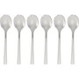 JURA Set de 6 cuillères à espresso en acier inoxydable 18/10 poli miroir