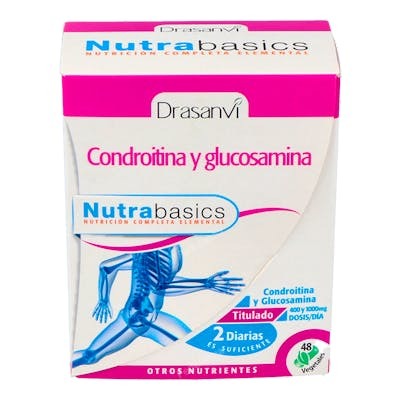 DRASANVI NUTRABASICS Chondroïtine + Glucosamine 48 capsules DRASANVI NUTRABASICS Chondroïtine + Glucosamine 48 capsules