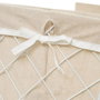 BigBuy Home Lot de paniers NATURLIFE Blanc Sable Fer (3 Unités)