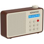 Kenwood CR-M25DAB Radio DAB+ Portable avec Bluetooth, Couleur Brun