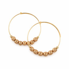 Alex And Ani Boucles d'oreilles Euphrates Dorées