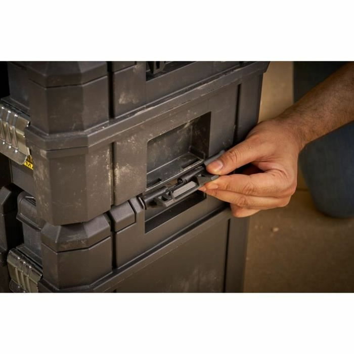 Stanley Organiseur PRO-STACK(TM) FMS1T-75796 23 L Noir Stanley Organiseur PRO-STACK(TM) FMS1T-75796 23 L Noir