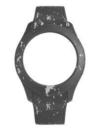 Watxandco Bracelet Silicone Noir 49mm