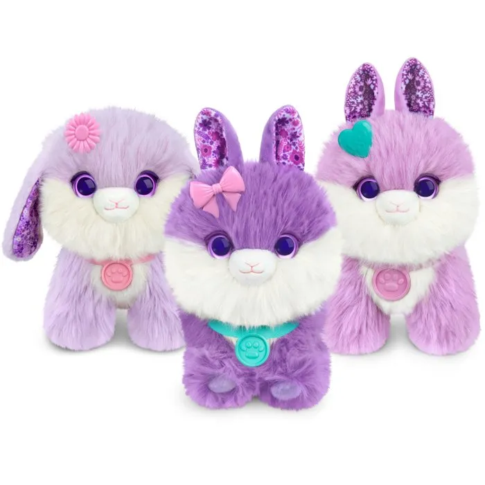 Scruff A Luvs Peluche interactive à laver et coiffer avec accessoires, se transforme en lapin, modèle surprise dès 2 ans