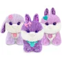 Scruff A Luvs Peluche interactive à laver et coiffer avec accessoires, se transforme en lapin, modèle surprise dès 2 ans