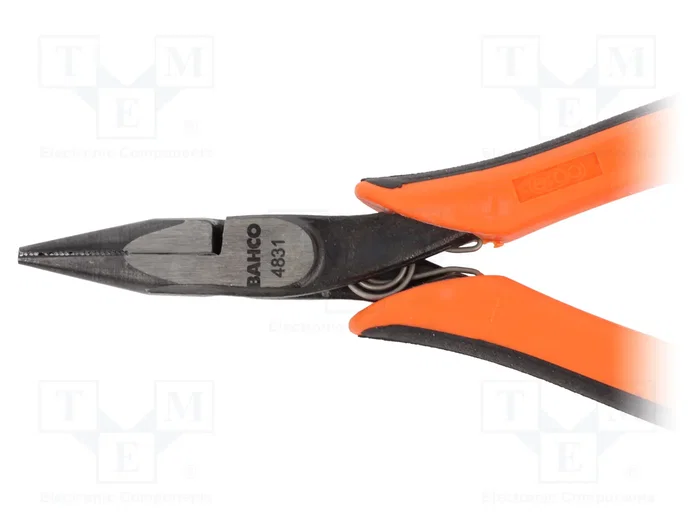 BAHCO Pince à bec demi-rond phosphatée 135 mm