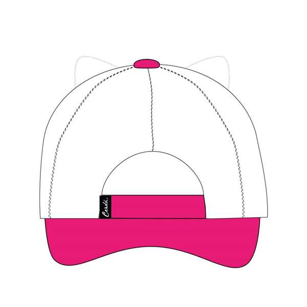 Cerdá Casquette Hello Kitty - Visière courbe avec ornements appliqués - Taille 53 cm