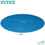 Intex - Cobertor D488 - Couverture solaire pour piscine tubulaire Easy Set/Frame, diamètre 488 cm, en PVC