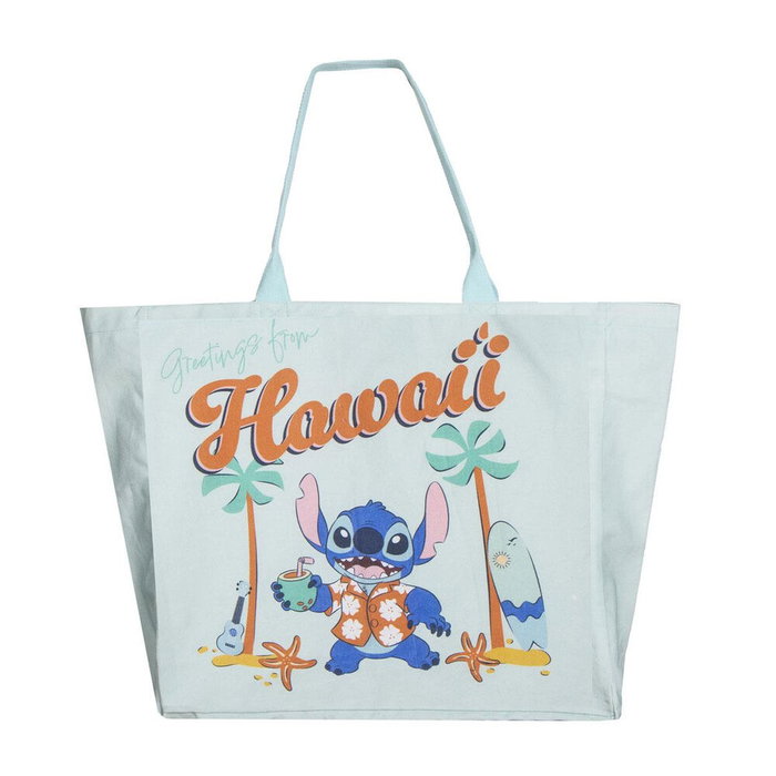 Disney Sac Shopping Tote Bag Stitch avec lanières - 70% Polyester, 30% Coton - 48 x 43 x 17 cm Disney Sac Shopping Tote Bag Stitch avec lanières - 70% Polyester, 30% Coton - 48 x 43 x 17 cm