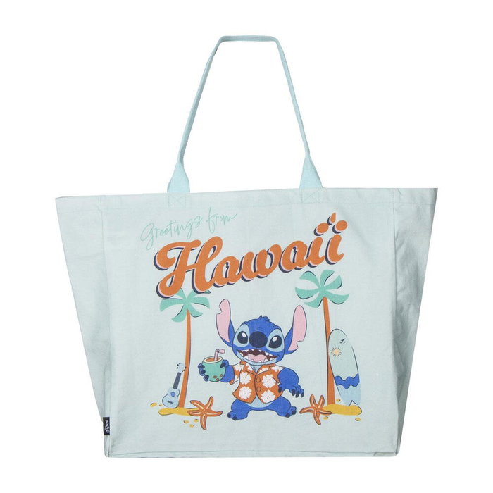 Disney Sac Shopping Tote Bag Stitch avec lanières - 70% Polyester, 30% Coton - 48 x 43 x 17 cm Disney Sac Shopping Tote Bag Stitch avec lanières - 70% Polyester, 30% Coton - 48 x 43 x 17 cm