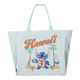 Disney Sac Shopping Tote Bag Stitch avec lanières - 70% Polyester, 30% Coton - 48 x 43 x 17 cm