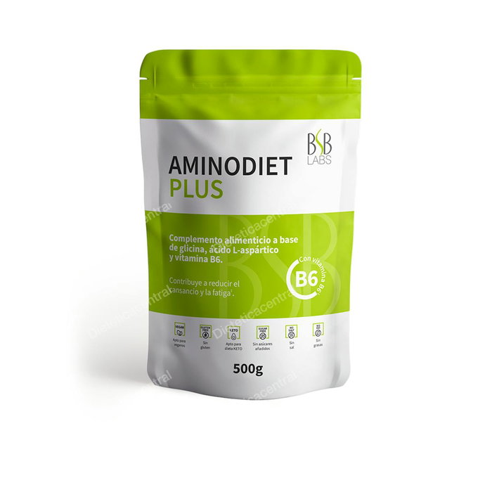 BSB LABS Aminodiet Plus+Vitamine B6 500g – Complément Alimentaire Vegan, Sans Gluten, KETO BSB LABS Aminodiet Plus+Vitamine B6 500g – Complément Alimentaire Vegan, Sans Gluten, KETO