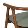 Chaise de Salle à Manger Marron Vert