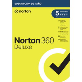 Norton 360 Deluxe 50Go 1 utilisateur 5 appareils 1 an