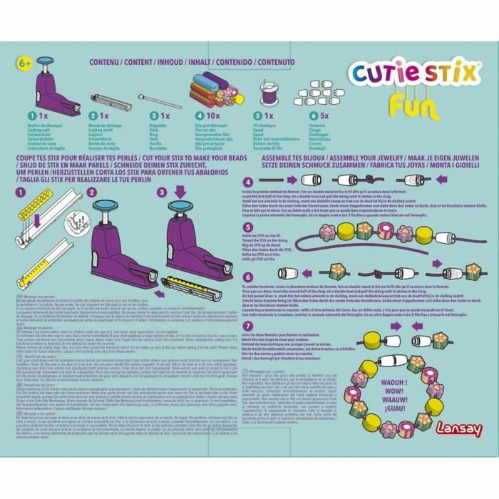 Lansay Cutie Stix - Fun - Atelier créatif multicolore