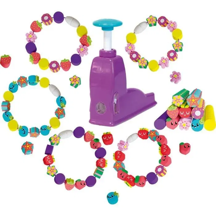 LANSAY Cutie Stix Fun Atelier Créatif pour Enfants dès 6 Ans - Kit pour Créer des Bijoux avec Perles en Forme d'Étoiles et Fleurs LANSAY Cutie Stix Fun Atelier Créatif pour Enfants dès 6 Ans - Kit pour Créer des Bijoux avec Perles en Forme d'Étoiles et Fleurs