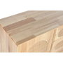 Buffet DKD Home Decor Naturel Métal Rotin Bois d'hévéa 73,5 x 35 x 78 cm