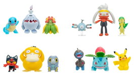 Jazwares Pokémon Battle Figure assortiment (4) packs de 3 figurines