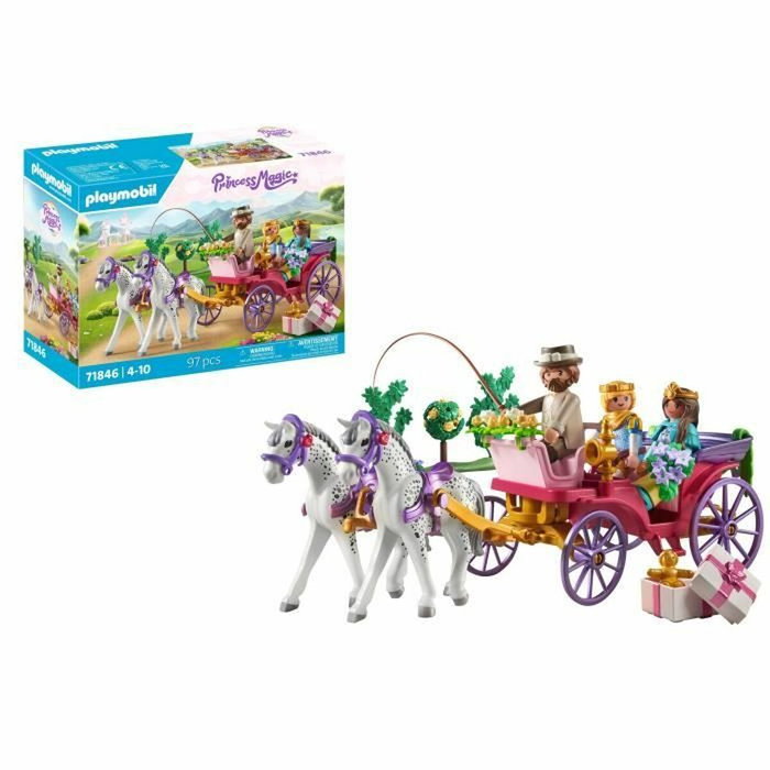 Playmobil Calèche avec couple princier et cocher 71846 Playmobil Calèche avec couple princier et cocher 71846
