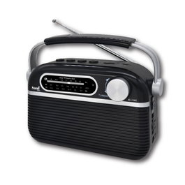 SAMI Radio Sami AC/DC 3 bandes noir vintage BT/USB/MIC