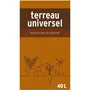Terreau Universel pour Plantes de Jardin et d'Intérieur, Composition avec Compost Végétal et Tourbe, 40 Litres