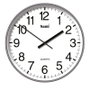 SAMI Horloge Murale HQ Taiwan Red 30cm Gris Mat