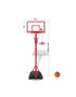 Ociotrends - Panier de basket sur pied réglable, tablier 60x40 cm, hauteur de 1,49 à 1,95 m