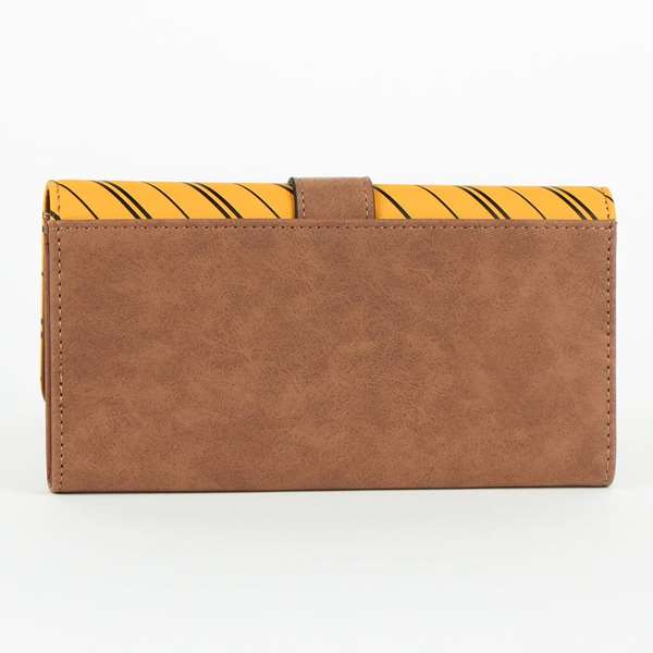 Harry Potter Portefeuille en Simili Cuir Hufflepuff Marron - Âge minimum recommandé : 3 ans