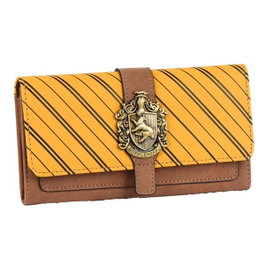 Harry Potter Portefeuille en Simili Cuir Hufflepuff Marron - Âge minimum recommandé : 3 ans
