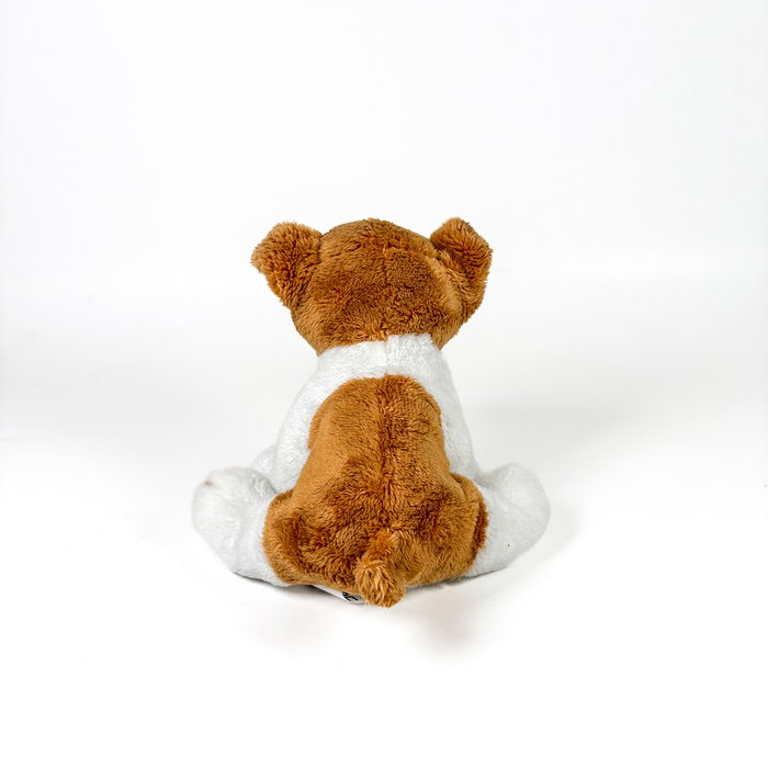 Deqube Peluche Jack Russell Terrier Assis 12cm avec Licence Bocalan