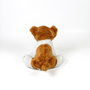 Deqube Peluche Jack Russell Terrier Assis 12cm avec Licence Bocalan