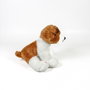 Deqube Peluche Jack Russell Terrier Assis 12cm avec Licence Bocalan