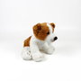 Deqube Peluche Jack Russell Terrier Assis 12cm avec Licence Bocalan