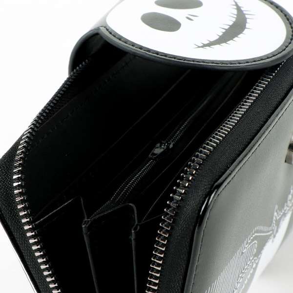Cerdá Porte-monnaie en similicuir L'Étrange Noël de Monsieur Jack - Noir