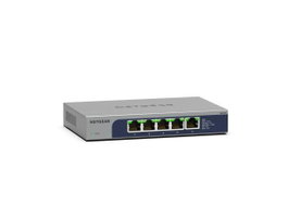Netgear MS305 - Commutateur Ethernet 5 ports 2.5G Multi-Gigabit Fanless - PoE++ - Sans gestion - Support Jumbo Frames et montage mural