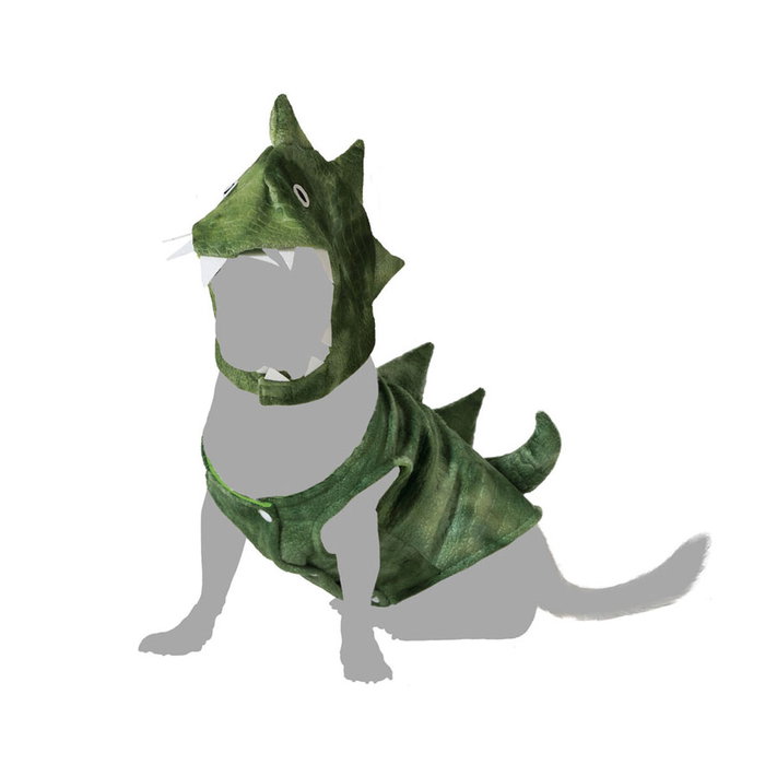 BigBuy Pets Déguisement pour Chien Dinosaure Taille L Verde