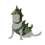 BigBuy Pets Déguisement pour Chien Dinosaure Taille L Verde