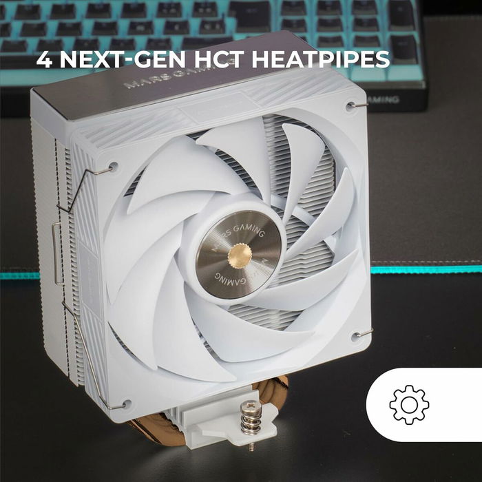 Ventilateur CPU Mars Gaming MCPUX4W