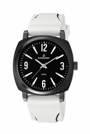 Radiant RA115602 avec boîtier noir et bracelet blanc