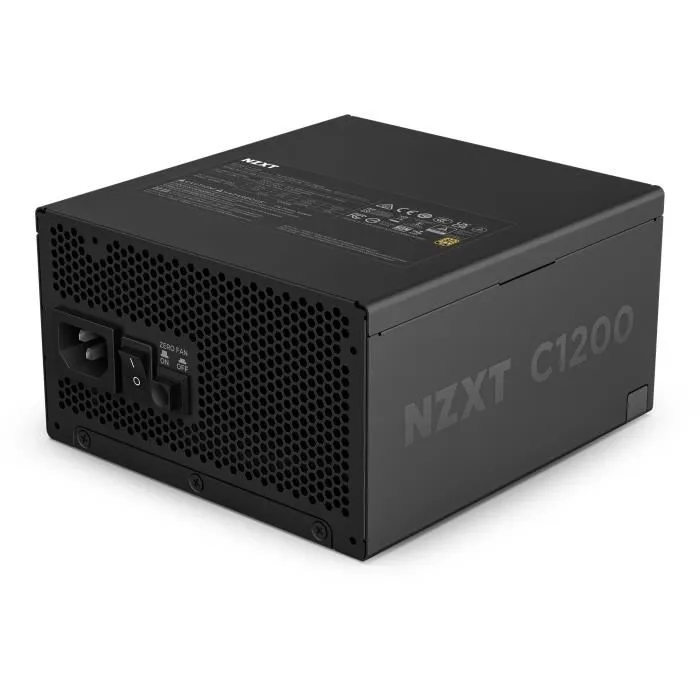 NZXT Alimentation C1200 Gold ATX 3.1 1200W 80 Plus Gold - Noir (Réf. PA-2G2BB-EU)