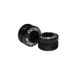 Xpedo Jeu de capuchons de fermeture d'axe pour pédales XMF4AC/XMF3CC en aluminium