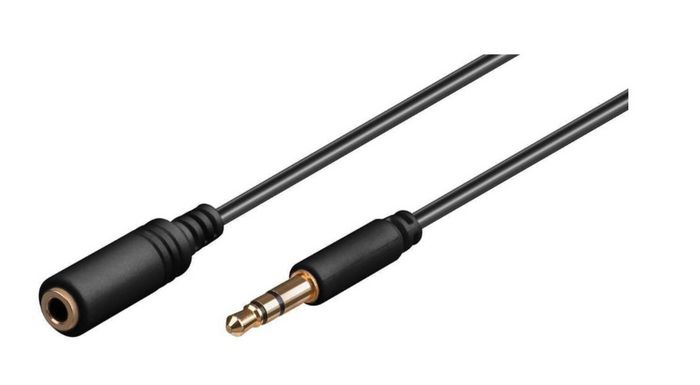 MicroConnect Câble d'extension audio Minijack 3,5 mm Mâle-Femelle 3 m, plaqué or, pour casque et périphériques MicroConnect Câble d'extension audio Minijack 3,5 mm Mâle-Femelle 3 m, plaqué or, pour casque et périphériques