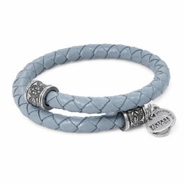 Alex And Ani Pulsera en Cuir Bleu 20cm