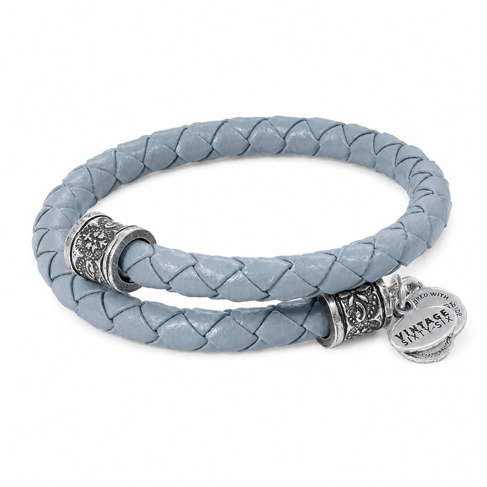 Alex And Ani Pulsera en Cuir Bleu 20cm Alex And Ani Pulsera en Cuir Bleu 20cm