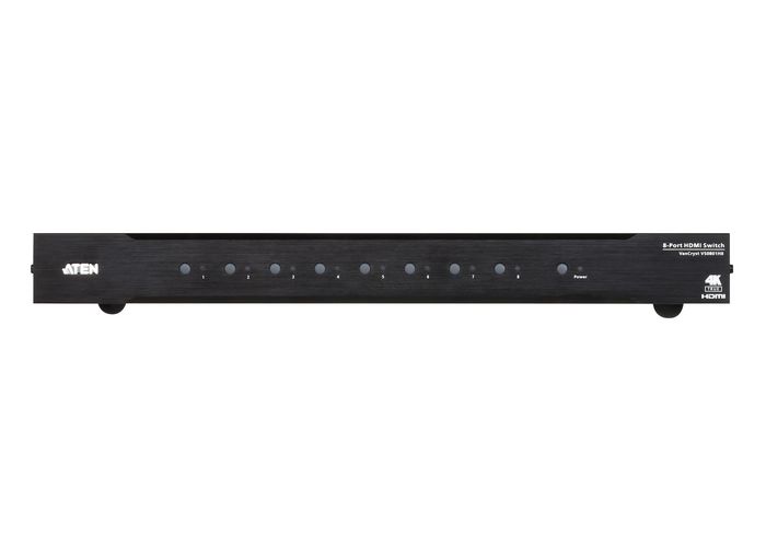 Aten VS0801HB - Commutateur HDMI 8 ports True 4K 60Hz 4:4:4, HDR10+, HDCP 2.2, RS-232 et IR, Auto-switching, Rack Mountable Aten VS0801HB - Commutateur HDMI 8 ports True 4K 60Hz 4:4:4, HDR10+, HDCP 2.2, RS-232 et IR, Auto-switching, Rack Mountable